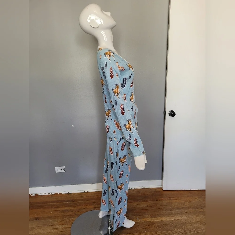 Roper Cowgirl Cuties Retro Horse Print Pajama Set, BNWT, Size S